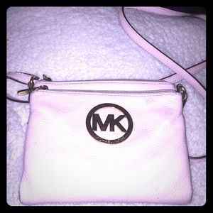 Real Pink Michael Kors Crossbody Purse